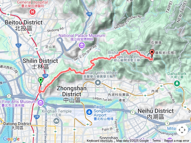 台北大縱走第五段劍潭-碧山巖