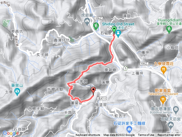 烏塗溪步道-摸乳巷古道，山羊洞，消遙洞