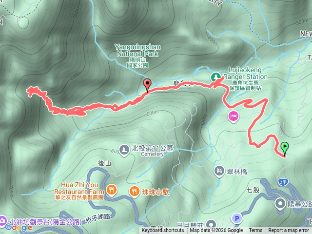 鹿角坑管制站至楓林瀑布預覽圖