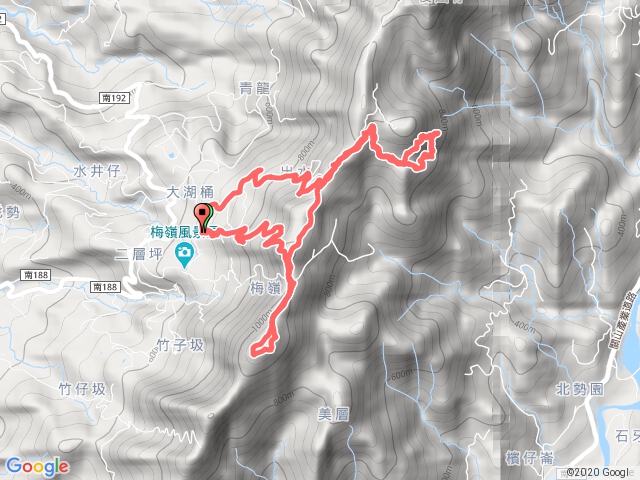 2020.04.03梅峰古道-梅峰-竹子尖山-獵鷹尖-伍龍古道