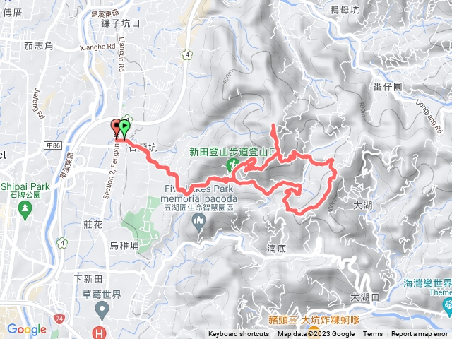 聚興山大胡山新田登山步道