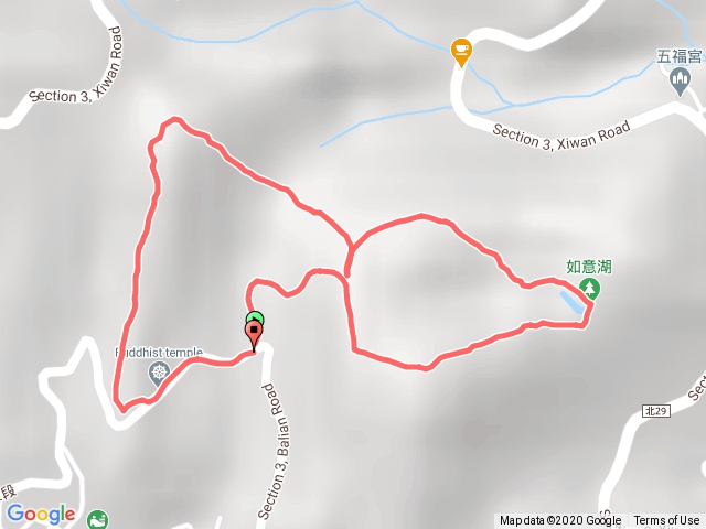 汐止:如意湖 火燒坪山 8字型