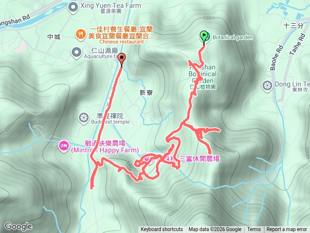 宜蘭冬山，仁山不自然步道