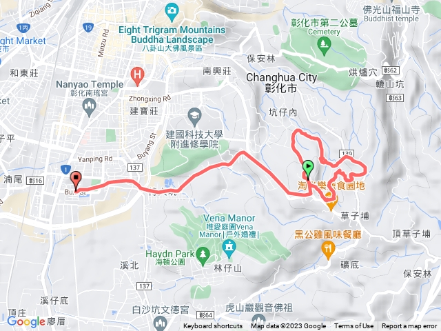 三清宮+歡喜園+海峽兩岸+虎岡路+龍鳳谷