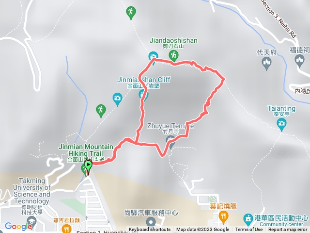 內湖金面山環型