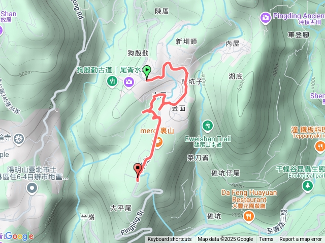 平菁街櫻花🌸巷鵝尾山