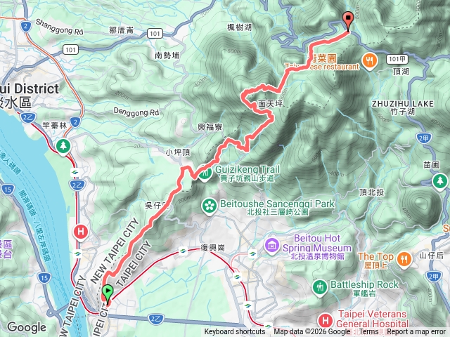 大縱走第一段加向天面天預覽圖