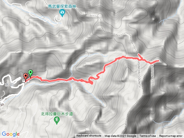 水田林道上那結山來回（中途放棄外鳥嘴山）