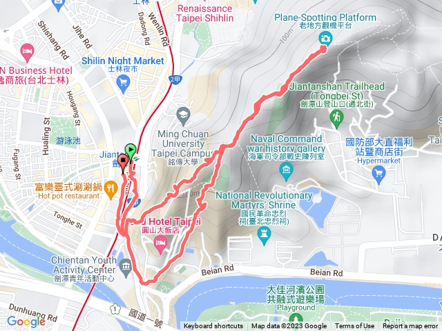劍潭山 老地方 圓山飯店步道