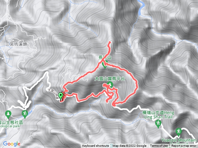 大崠山-肥崠山-醜崠山O型