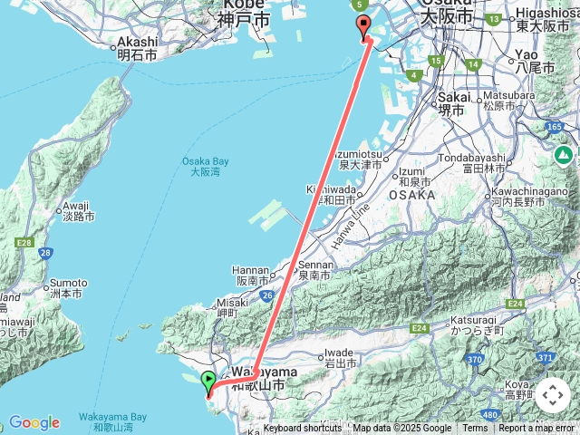 2025.06.24和歌山往大阪萬博會場軌跡