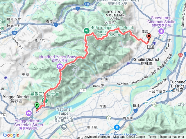 鶯歌牛灶山石灰坑山大棟山大同山連走預覽圖