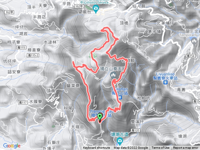 阿拔泉觀音石山大巃頂西北峰大巃頂獨立山