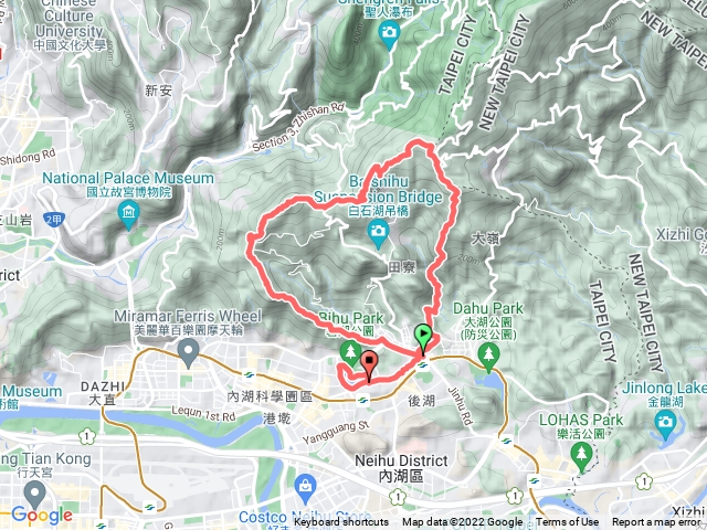 北市內湖 雙心連走(2022-03-13)