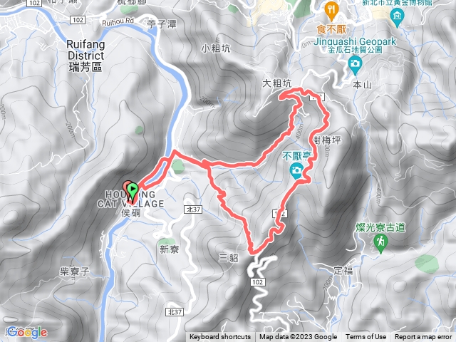 金字碑、大粗坑O型路線