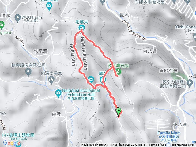 內溝山 、老鷲尖山