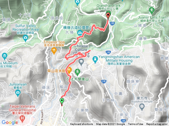 天母古道 半嶺步道 紗帽山古道