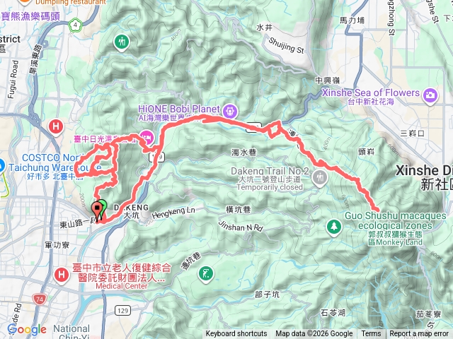 大坑縱走預覽圖