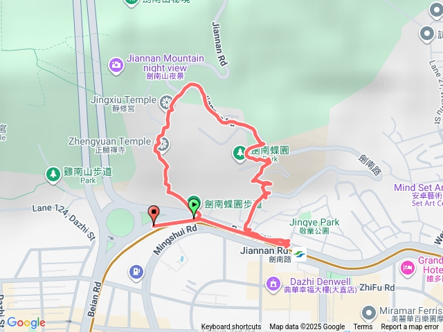 劍南蝶園-鶏南山自然步道