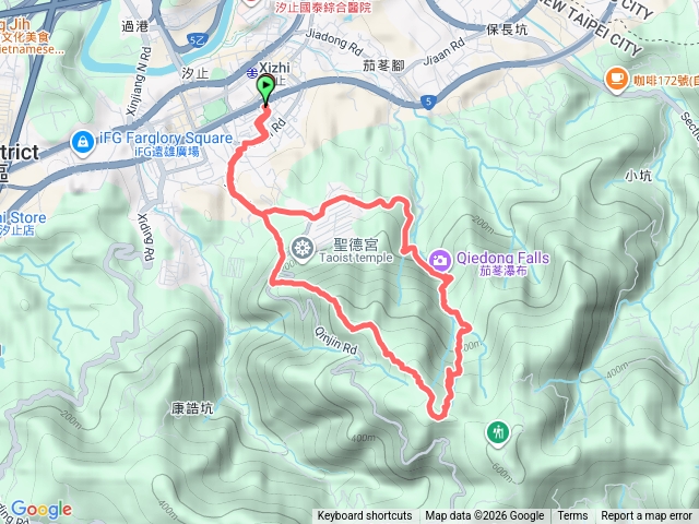 大尖山-和尚頭山-茄苳瀑布O型預覽圖