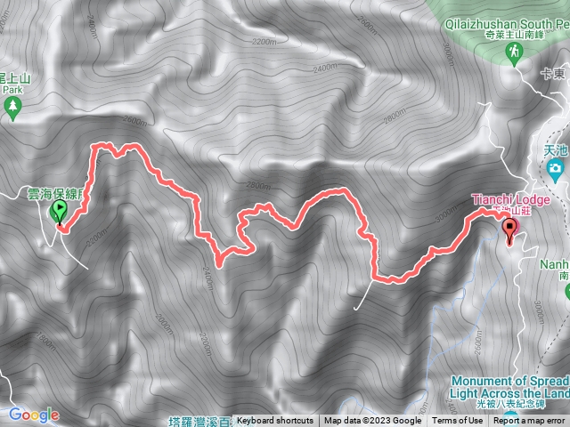 奇萊南華兩日行程