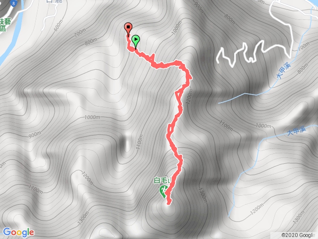 谷關七雄之白毛山