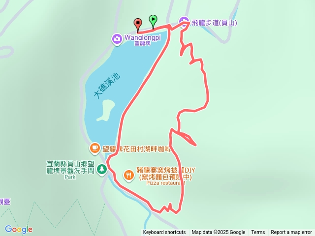 宜蘭員山 望龍埤飛龍步道小o型預覽圖