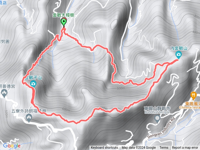 三峽 金敏四山 金敏子山→詩朗山→塞口坑山 →內金敏山