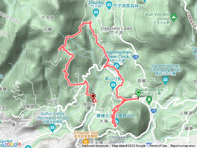 橫嶺古道猴崁圳古道青楓步道頂湖山步道頂北投