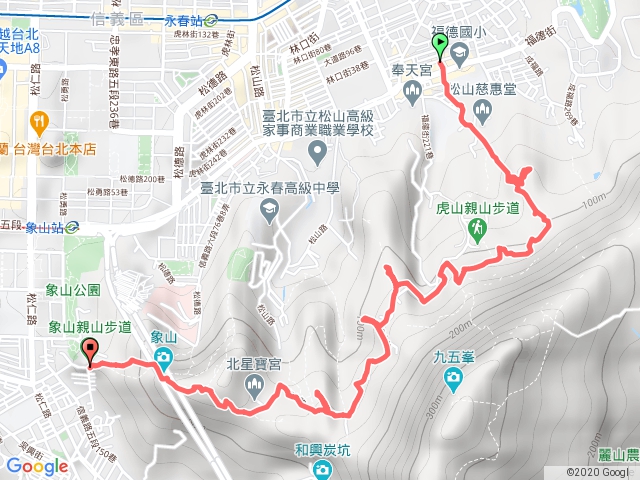 四獸山群峰_中坡山>虎山>豹山>獅山>象山連走5連峰 ##後山埤捷運站起登、象山捷運站完登