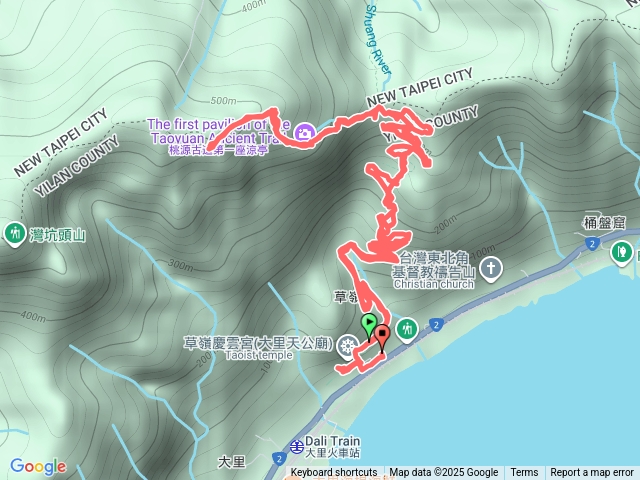 草嶺古道桃源谷第一涼亭