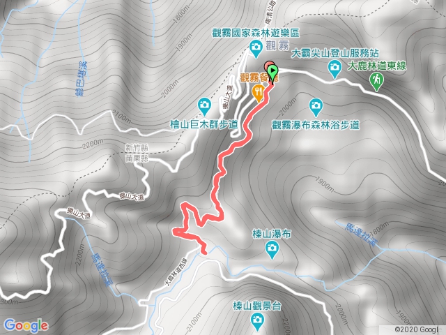 僅走榛山前導步道大鹿林道西線 未上榛山