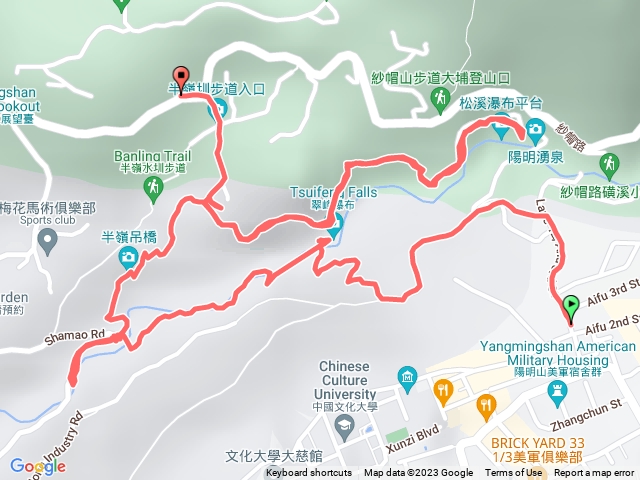 天母古道翠峰瀑布半嶺步道明玄宮