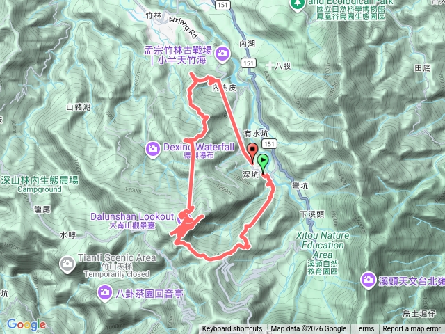 溪頭小半天13連峰
