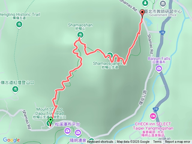 20250212紗帽山步道