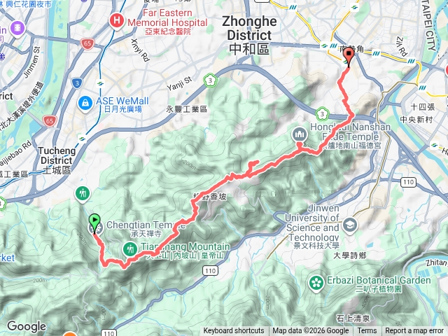 天上山縱走預覽圖