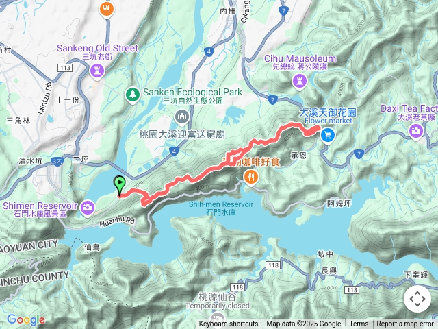 溪州山經福安寺到頭寮山百吉步道來回