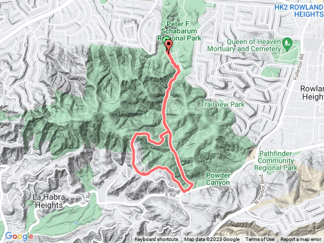 Schabarum 養生健行隊週一