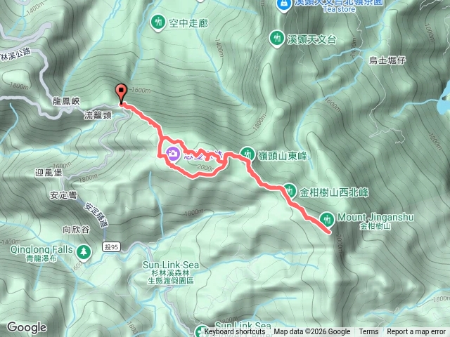 嶺頭山、金柑樹山、忘憂森林O繞預覽圖