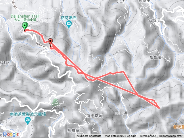 四五縱走（四分尾山-581峰）