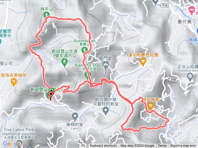 林牛、聚興、大胡縱走