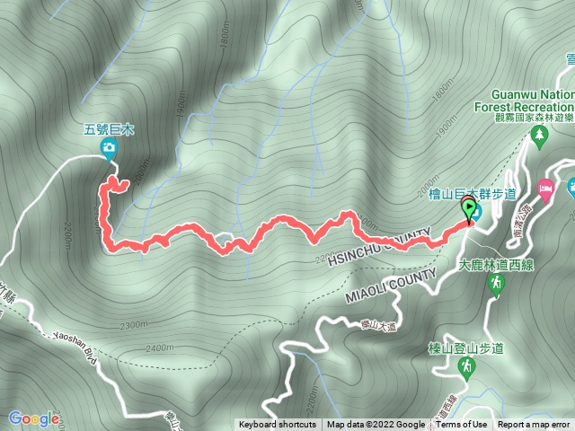 檜山巨木群步道