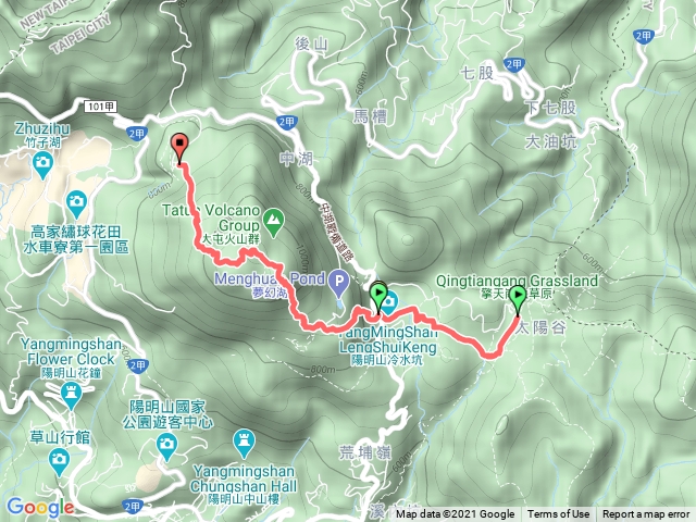 冷水坑過七星山至小油坑