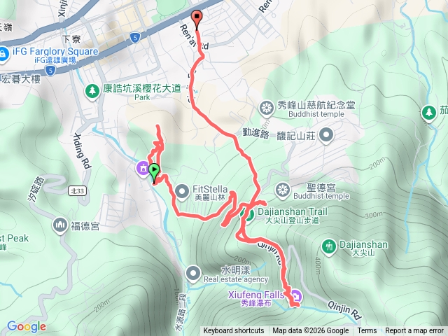 汐科一秀峰瀑布