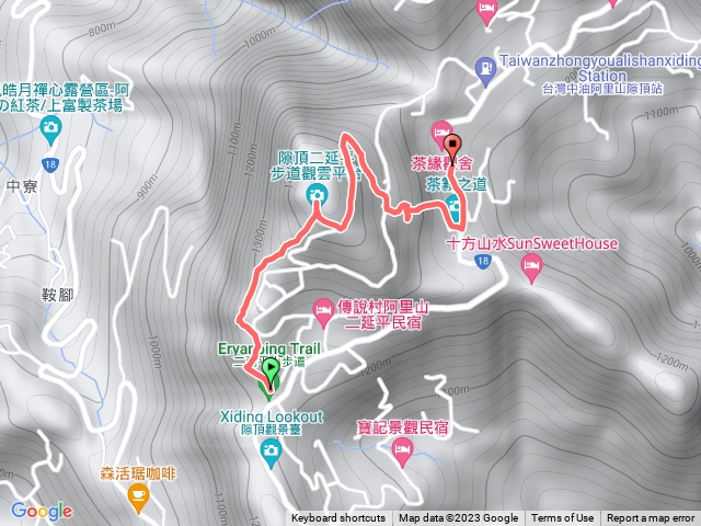 二延平第一涼亭出口