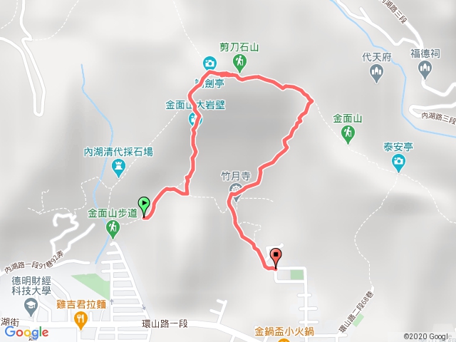 金面山下山遇見未知鳥類剪刀石