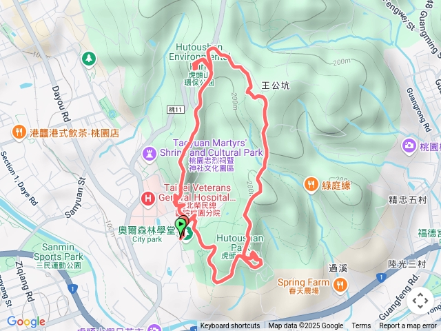 2025-06-14虎頭山晨間健行