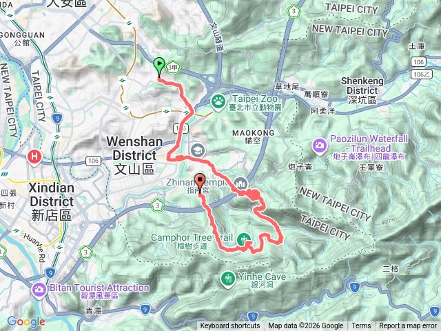 臺北大縱走第七段（世界山莊出發）預覽圖