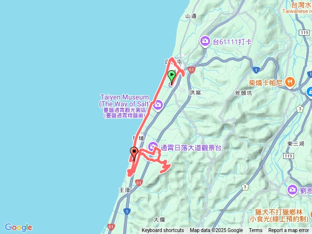 20251026白沙屯山-新埔車站-秋茂園-通宵日落大道觀景台-塗崁頂山主峰西南峰