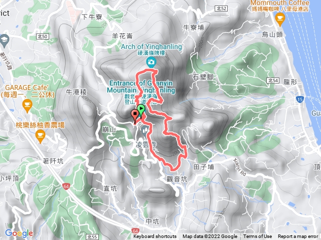 觀音山硬漢嶺O型縱走+大石壁+駱駝嶺